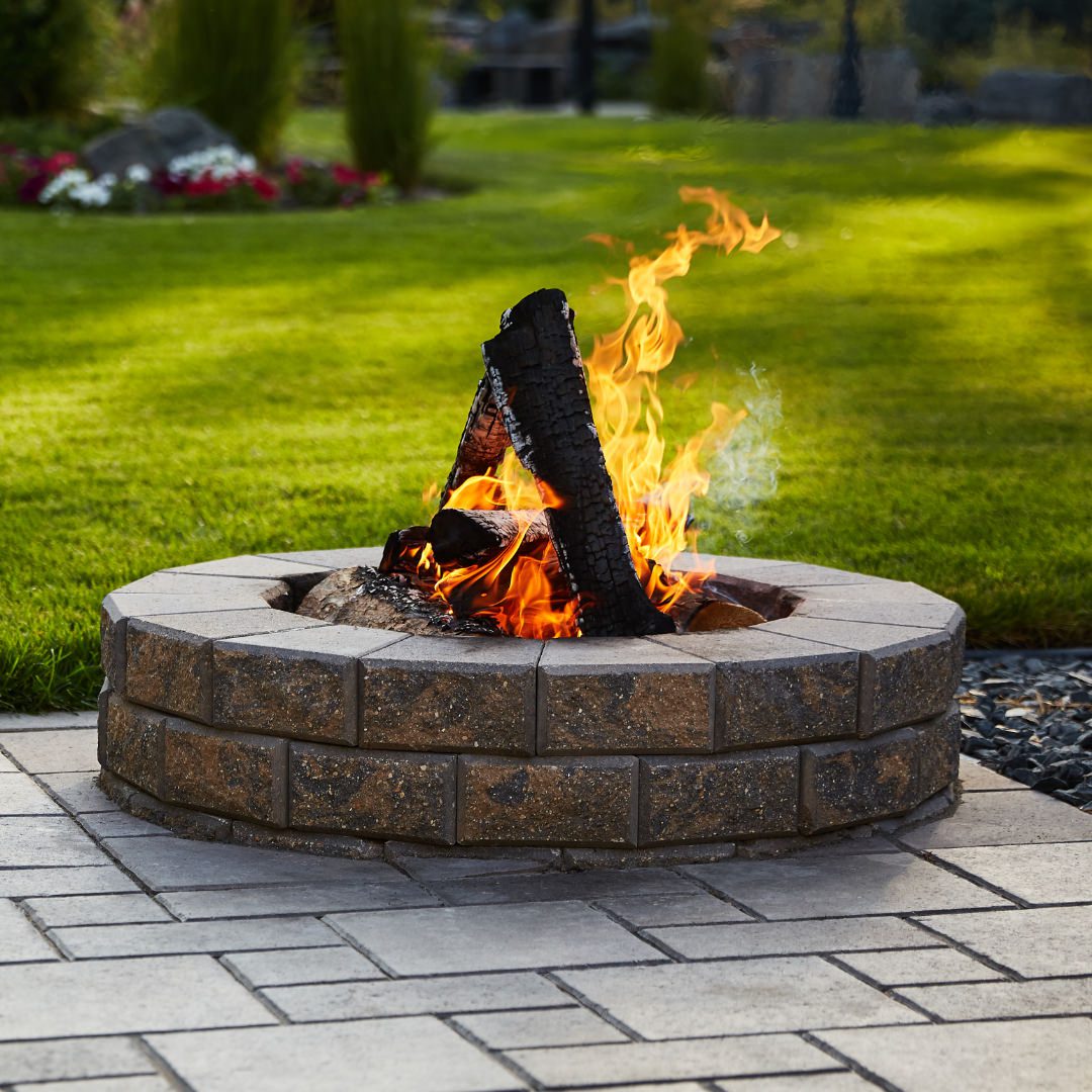 Outdoor Fire Pit, Kayben Landscaping