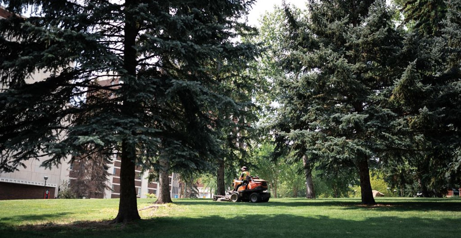 Commercial mowing and landscape maintenance work by Kayben Landscaping