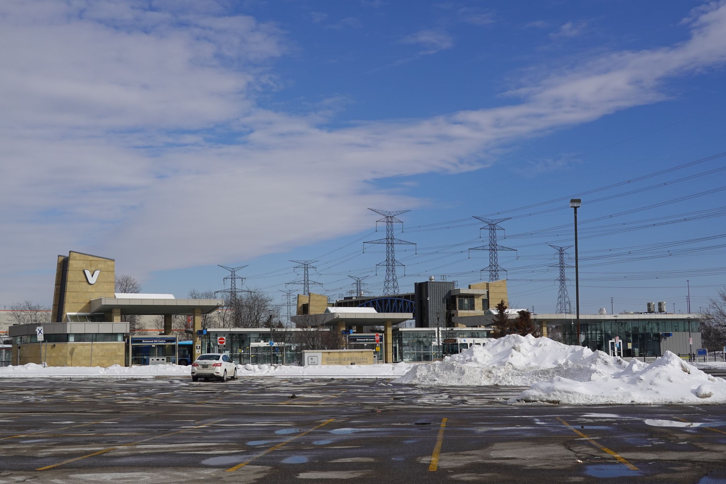 Commercial snow plowing for parking lots and access roads